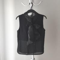 ราคา [ส่งต่อ] เสื้อแขนกุดคอผูกโบว์ (1771917319)