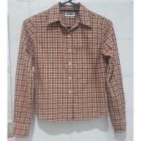 ราคา เสื้อเชิ้ตคอปก Giordano แขนยาว ลายสก็อต size M (23829880130)