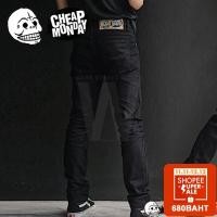 ราคา Cheap Monday กางเกงยีนส์ Italian Unwash ดำ (724863109)