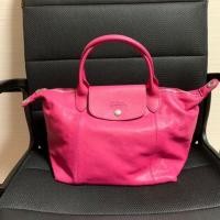 ราคา Longchamp Le Pliage Cuir Leather Medium Tote Bag Shocking Pink กระเป๋าหนังสะพายข้างสีชมพู (3717402348)