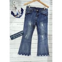 ราคา กางเกงยีนส์ขาม้า ปลายขาแต่ง (6958799806)