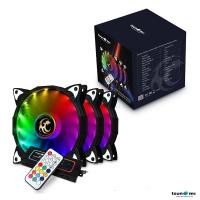 ราคา FAN CASE '12cm Tsunami Rainbow RGB + Remote (Pack3) (2271098952)