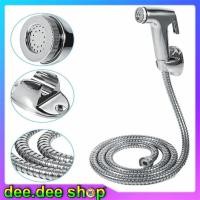 ราคา หัวฉีดชำระ ชุดโถปัสสาวะ ฉีดชำระล้าง (ท่อรวมหัวฉีด 1.5 เมตร ข้อต่อ 4 หุน) ที่ฉีดก้น ที่ฉีดชำระก้น หัวฉีดสายชำระ ที่ฉีดตูด (9424204166)