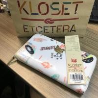 ราคา Kloset Bella Bag ของแท้ มือ1 กระเป๋าสตางค์ใบยาว ซิปรอบ สีฟ้าเขียว (1708805417)