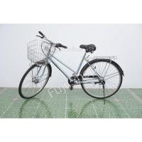 ราคา จักรยานแม่บ้านญี่ปุ่น - ล้อ 26 นิ้ว - มีเกียร์ - สีฟ้า [จักรยานมือสอง] (23551983560)