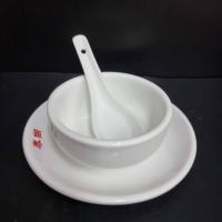 ราคา ชุดถ้วยข้าวต้ม ถ้วยซุป พร้อมจานรอง และช้อน กระเบื้องขนาด 10ซม ทนความร้อน กระเบื้องหนา 7 ม.ม. ทนความร้อน เข้าไมโครเวฟได้ (12133358474)