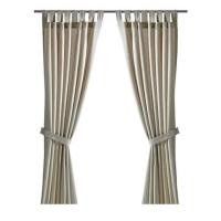 ราคา LENDA ม่านคู่อิเกียพร้อมสายรวบม่าน (สีครีม) สไตล์มินิมอล (2212837781)