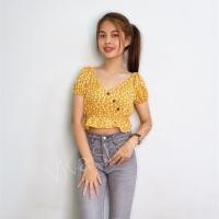 ราคา เสื้อครอปสั้น ลายดอกเดซี่ (6741042221)