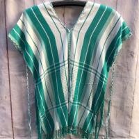 ราคา เสื้อกะเหรี่ยงทอมือตัดเย็บด้วยผ้าฝ้ายทอมือย้อมสีธรรมชาติ งานจากชาวปกาเกอะญอ ลำพูนฟรีไซส์อกได้ถึง 42” ความยาวรวมพู่ 26” (7808246911)