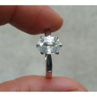 ราคา PY Beauty +++ร้านนี้ขายแต่ของแท้ค่ะ+++ แหวนเงิน 925 Sterling silver ฝังพลอยเพทายขาว (Natural White Zircon) 2.30 กะรัต (4433604055)