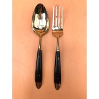 ราคา Vintage ชุดชัอน/ส้อม ทองเหลืองเก่าโบราณ (ลิ้นชัก) (18394188827)