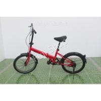 ราคา จักรยานพับได้ญี่ปุ่น - ล้อ 20 นิ้ว - ไม่มีเกียร์ - สีแดง [จักรยานมือสอง] (15279210826)