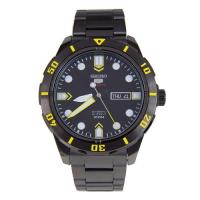 ราคา Seiko 5 Sports นาฬิกาผู้ชาย สายสแตนเลสรมดำ Automatic รุ่น SRP679K1 (Black) (2151280515)