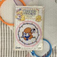 ราคา #ชุดปักครอสติส #ชุดปักครอสติช #ชุดปักครอสติสลายการ์ตูน#Counted Cross stitch kit#Anchor#FORVER FRIENDSลายหมี#6นิ้ว (5594288299)