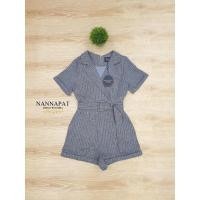 ราคา จั้มสูทขาสั้น งานป้าย (7648773046)