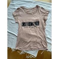 ราคา used guess women tee green and pink (12016961533)