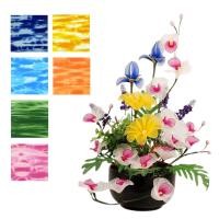 ราคา Cherilon เชอรีล่อน ผ้าใยบัว สีมัดย้อม สำหรับทำ ดอกไม้ประดิษฐ์ งานประดิษฐ์ / DIY เสื้อผ้าแฟชั่น มีหลายสีให้เลือก NCF-2RBA (8129779321)