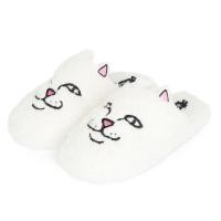 ราคา SLUM LTD - RIPNDIP H22 Nerm Face Fuzzy House Slippers White (23134908618)