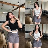 ราคา SpinnyHouse เสื้อกล้าม จั๊มช่วงเอว ใส่ได้ทุกวัน เบลิคครอปสุด แมตช์ชิ่งกับกระโปรงคือน่ารักม้ากน้า รุ่น ป๊อกกี้ (19582439312)