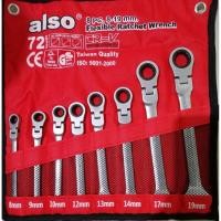 ราคา แหวนฟรี ประแจแหวานข้าง ปากตาย ด้ามฟรี พับได้ แหวนก๊อกแก๊ก เบอร์ 8-19mm ประแจ แหวนข้างฟรี ปากตายบล็อก เหล็ก CR-V (3708928729)