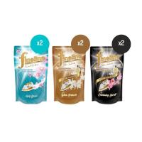 ราคา [ใหม่!] Fineline ไฟน์ไลน์รีดผ้าเรียบ เพอร์ฟูมคอลเลคชั่น 450 มล. สีดำ + สีทอง + ไฟน์ไลน์อัดกลีบ 500เขียว ถุงรีฟิล (18505037193)