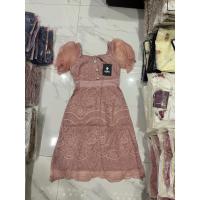 ราคา (m) เดรสยาว เดรสลูกไม้ งานปัก แขนตั๊กตา น่ารักมากๆ ใส่งานบวช งานแต่ง สวยๆ งานป้าย love lady (22636798749)