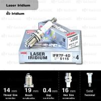 ราคา NGK หัวเทียน LASER IRIDIUM ขั้ว IRIDIUM【 IFR7F-4D 】 (20482267991)