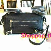 ราคา Charles & Keith Mini Shoulder Bag With Zip (Outlet) กระเป๋าแบรนด์เนม (535854825)