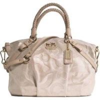 ราคา coach madison embossed logo leather sophia satchel #15922 (778480110)
