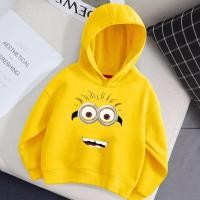 ราคา เสื้อแจ็กเก็ตกันหนาว ผ้าฝ้าย มีฮู้ด ลายการ์ตูนมินเนี่ยน Lolocee สําหรับเด็กผู้ชาย (22980302487)