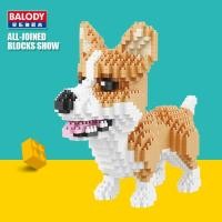 ราคา ตัวต่อนาโน Balody 16043 สุนัขพันธุ์คอร์กี้ จำนวน 1,380 ชิ้น (785686012)