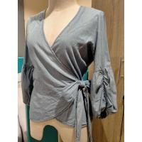 ราคา Charlotte russe size m เสื้อผ้ายีนส์บาง ไม่หนา ทรงป้ายผูก (17002282255)