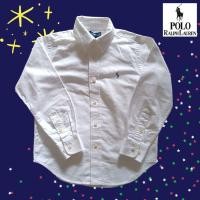ราคา เสื้อเชิ้ตเด็ก สีขาว มือสอง ยี่ห้อ Polo Ralph Lauren (16263850572)