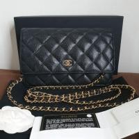 ราคา (เท!!!ๆๆจ้า)Chanel wallet on chain cavier skin holo24สภาพใช้งาน ราคาแค่เนี้ยยย แท้100% (2286445975)