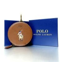 ราคา POLO RALPH LAUREN Leather Round Purse (13598099742)