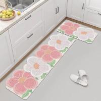 ราคา ลายดอกไม้สไตล์เกาหลีพรมPVC ดักเศษฝุ่นหน้าประตู พรมดักฝุ่น พรมหน้าบ้าน ยึดติดพื้นดี (19141522333)
