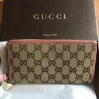 ราคา Gucci wallet zip แท้ มือ2 สภาพ 93% มีกล่อง ถุงกระดาษ (1732697972)