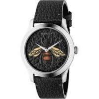 ราคา นาฬิกา Gucci G-Timeless Black Dial with an Embroidered Honeybee Ladies Watch YA1264067 **พรีออเดอร์** (1837951033)
