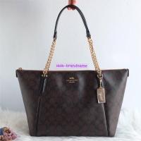 ราคา พร้อมส่ง!!Coach Ava Chain Tote In Signature Canvas (7152213790)