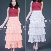 ราคา กระโปรงลูกไม้แต่งระบายชั้นๆ (1245547919)