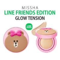 ราคา # พร้อมส่ง# Missha Line Friends Glow Tension Cushion (8970445)