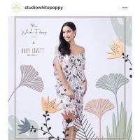 ราคา ชุดคลุมท้อง ชุดให้นมลูก white poppy x baby lovett (8491044026)