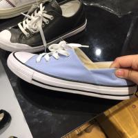 ราคา converse 100% เป็นรุ่นเหยียบส้นได้ มีชมพู ม่วง ฟ้า ของแท้จากช็อปป้ายครบ (474322489)