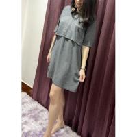ราคา ชุดคลุมท้องชุดให้นมสีเทา**มือสอง (14547214579)