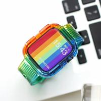 ราคา Crystal Watchband for apple watch 6 5 band 44mm 38mm 40mm 42mm bracelet Rugged Bumper Case iWatch series 4-6 (9312775051)