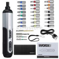 ราคา Worx ไขควงไฟฟ้า ขนาดเล็ก WX240.1 3.6V 250RPM พร้อมดอกไขควง 26 ชิ้น (21488664872)