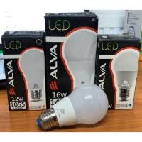ราคา ALVA หลอด LED Bulb E27(เดย์ไลท์/วอร์มไวท์)มี3W-18W ประหยัดไฟ (6533989727)