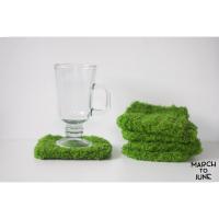 ราคา Fluffy Coaster ที่รองแก้ว ที่รองแก้วไหมขนแกะ ไหมพรมถัก marchtojune (19584292268)