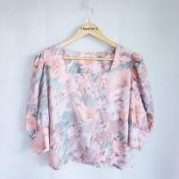 ราคา เสื้อคอเหลี่ยม แขนพอง (5959888270)