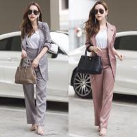 ราคา Set 3 ชิ้น เสื้อสูทแขนยาว+เสื้อกล้าม +กางเกงขายาว เนื้อผ้าซาร่าตัวสูทและกางเกง (1347832720)